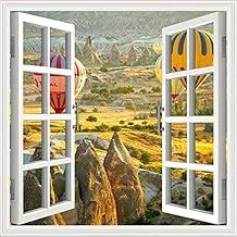 Pencere Poster Duvar Kağıdı Ürgüp Yapışkanlı Sticker ürün görseli 1