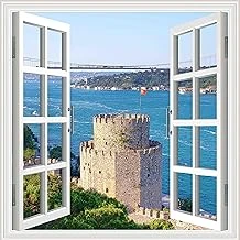 Pencere Poster Duvar Kağıdı Rumeli Hisarı Yapışkanlı Sticker ürün görseli 1