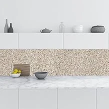 Mutfak Tezgah Arası Folyo Fayans Kaplama Folyosu Granite Marble 60X200 Cm ürün görseli 1