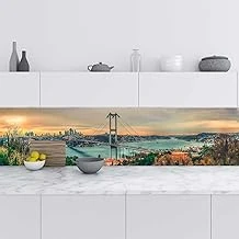 Mutfak Tezgah Arası Folyo Fayans Kaplama Folyosu Istanbul Köprü 60X100 Cm ürün görseli 1