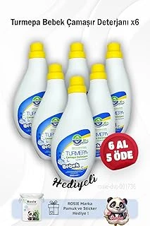 Turmepa Bebek Çamaşır Deterjanı 1000 Ml 6 Al 5 Öde Rosie Pamuk ürün görseli 1