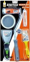 5 Parça Boyacı Nalbur Seti, Spatula, Kesme Fırçası, Yedek Rulo, Bant, 10Cm Fırça Dahil ürün görseli 1
