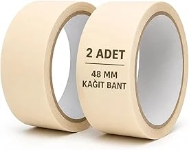 2 Adet Kağıt Bant 48Mm Maskeleme Bandı Boya Bandı ürün görseli 1