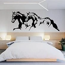 At Dörtnalı Duvar Sanatı Çıkartması Hayvan At Duvar Çıkartması Ev Odası Dekorasyonu Duvar Resmi Vinil Sanat Dekoratif Çıkartma 102 X 42 Cm ürün görseli 1