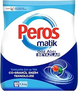 Peros Toz Çamaşır Deterjanı Göz Alıcı Beyazlar 1500 G ürün görseli 1