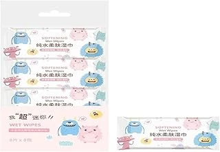 Miniso Canavar Desenli Mini Islak Mendil (8 * 8 Adet) ürün görseli 1