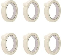 Tify 6 Adet Maskeleme Bandı Boya Bandı 18Mm X 25 Metre Kağıt Bant ürün görseli 1