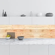 Mutfak Tezgah Arası Folyo Fayans Kaplama Folyosu Kahverengi Ahşap 60X400 Cm ürün görseli 1