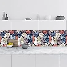 Mutfak Tezgah Arası Folyo Fayans Kaplama Folyosu Mermer Taş Doku 60X500 Cm ürün görseli 1
