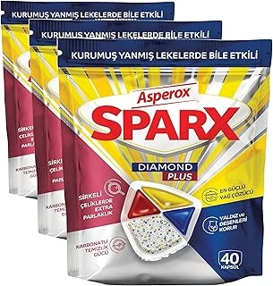 Asperox Sparx Diamond 40'Lı Bulaşık Makinesi Deterjanı (3 Paketi) ürün görseli 1