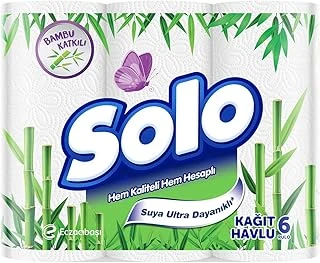 Solo Bambu Kağıt Havlu 6'Lı ürün görseli 1
