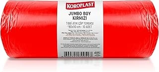 Büzgülü Atık Poşeti Boy 80X110 Cm 10X10'Lu Sızdırmaz Yırtılmaz Profesyonel Poşeti, Geri Dönüştürülebilir Kolay Bağlanır Atık Torbası, Hastane, Büzgülü Poşeti ürün görseli 1