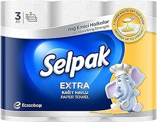 Selpak Emici 3 Katlı Kağıt Havlu 3'Lü (1 X 3 Adet) ürün görseli 1