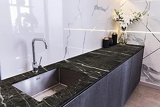 Stickerart Tezgah Üstü Fayans Kaplama Folyosu Mutfak Tezgahı Kaplama Bright Marble 70 Cm X 4 Metre ürün görseli 1