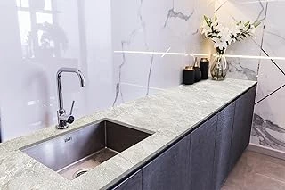 Stickerart Tezgah Üstü Fayans Kaplama Folyosu Mutfak Tezgahı Kaplama Granite Marble 70 Cm X 5 Metre ürün görseli 1