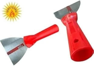 Feyzayapi Plastik Saplı Metal Spatula Sıva Duvar Macun Boya Kazıma Ispatulası 10 Cm Takılabilir Sap ürün görseli 1