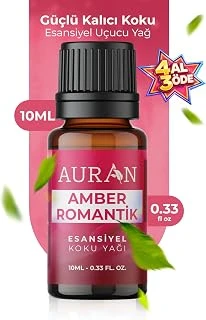Auran Amber Romantik Esansiyel Uçucu Koku Yağı Difüzör Esansı Buhurdanlık Yağı Aromaterapi Yağı 10Ml ürün görseli 1