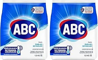 Abc Deterjan Matik Parlak Beyazlar 1,5 Kg (2 Paketi) ürün görseli 1