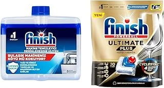 Bulaşık Makinesi Temizleyicisi 250Ml + Ultimate 20 Kapsül Bulaşık Makinesi Tableti ürün görseli 1