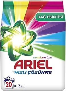 Dağ Esintisi Renklilere Özel 3 Kg Hızlı Çözünme Toz Çamaşır Deterjanı ürün görseli 1
