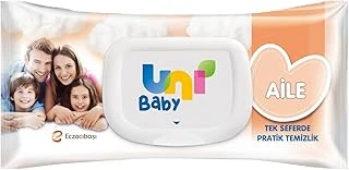 Uni Baby Aile Islak Mendil 12X90 1080 Yaprak ürün görseli 1