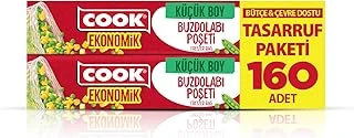 Cook Ekonomik Buzdolabı Poşeti, Küçük Boy, 20 X 30 Cm, 160 Yaprak ürün görseli 1