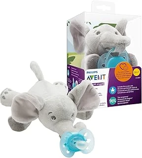 Snuggle Elefant Scf348/13, Kuscheltier Mit Schnuller Soft, Perfektes Geschenk Für Neugeborene Und Babys, Schnullertier ürün görseli 1