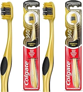 360 Charcoal Gold Çok Yönlü Koruma Yumuşak Fırçası (2 Paketi) ürün görseli 1