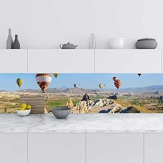 Mutfak Tezgah Arası Folyo Fayans Kaplama Folyosu Kapadokya 60X500 Cm ürün görseli 1