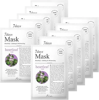 Ariul 7 Days Mask Heartleaf P - Yatıştırıcı & Nemlendirici Yaprağı Özlü Vegan Kağıt Maske ürün görseli 1