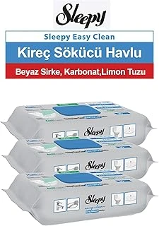 Sleepy Easy Clean Kireç Sökücü Havlu 30'Lu 3 Paket ürün görseli 1