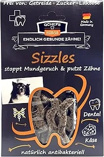 Qchefs Sizzles | Bakımı | Tartar | Küçük | Orta Büyük Alerjisi İçin | Ağız Kokusu İltihabı Tedavisi | Sizzles | Sizzles | Sizzles | Anti-Bakteriyel ürün görseli 1