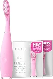 Foreo Total Care Issa 3 Seti - Ultra-Hijyenik 4’Ü 1 Arada Silikon Sonik Elektrikli Fırçası + 2 Issa Hybrid Wave Fırça Başlığı - Beyaz Dişler, Temiz Etleri, Yanaklar Dil, Yumuşak Fırça ürün görseli 1