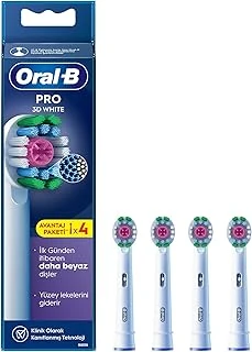 3D White X-Filament Şarjlı Fırçası Yedek Başlığı 4 Adet ürün görseli 1