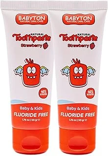 Babyton Doğal Çilekli Macunu 2'Li Set 50 Gr ürün görseli 1