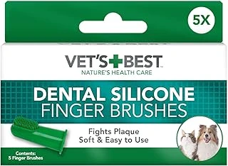 Vet'S Best Vet’S Best™ Köpekler Için Silikon Başlıklı Parmak Fırçası ürün görseli 1