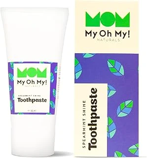 My Oh My! Naturals Spearmint Shine | Organik Tatlı Nane Uçucu Yağlı Florürlü Çocuk Macunu ürün görseli 1