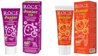 R.O.C.S. Junior 6-12 Macunu Orman Meyveli Junior Çocuklar Için Bitkisel İçerikli Macunu 6-12 Yaş Meyveli Gökkuşağı (1 X 60 Ml) ürün görseli 1