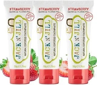 N' Jıll N Jill Doğal Macunu - Çilek Aromalı 3’Lü Paket (3X50G) ürün görseli 1