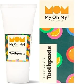 My Oh My! Naturals Sweet Citrus |Organik Tatlı Portakal Uçucu Yağlı Florürlü Çocuk Macunu ürün görseli 1