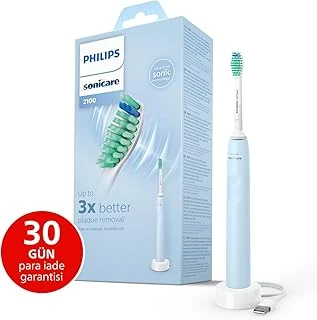 Sonicare 2100 Sonic Şarjlı Fırçası, 3 Kat Daha Fazla Plak Temizliği, 14 Gün Şarj Ömrü, Smarttimer Quadpacer Özellikli – Hx3651/12 ürün görseli 1
