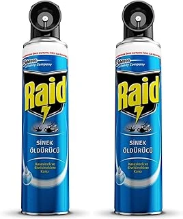 Raid Karasinek Sivrisineklere Karşı Sinek Öldürücü (1 X 300 Ml) 2Li Paket ürün görseli 1