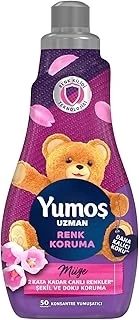 Yumoş Uzman Konsantre Çamaşır Yumuşatıcısı Renk Koruma Kalıcı Koku 1200 Ml 50 Yıkama ürün görseli 1