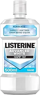 Listerine Advanced White Hafif Tat Ağız Bakım Suyu 500 Ml ürün görseli 1