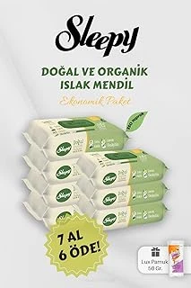 Sleepy Organik Islak Mendil 7 Al 6 Öde Hediyeli ürün görseli 1
