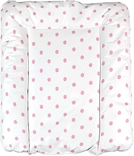 Baby'Ness Elyaf Dolgulu Pvc Alt Değiştirme Minderi, Sıvı Geçirmez, Tutmaz, Puantiyeli, Pembe, 50X70Cm ürün görseli 1