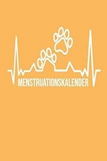 Menstruationskalender: Mein Tage Buch (53 Wochen) Dokumentation Der Menstruation Ganz Einfach ! Tagebuch Für Die Regel A5 Softcover. : Pfote Tier Tierliebhaber Katze Hund (German Edition) ürün görseli 1