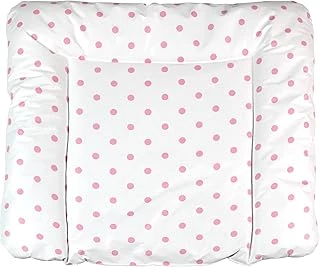 Baby'Ness Elyaf Dolgulu Pvc Alt Değiştirme Minderi, Sıvı Geçirmez, Tutmaz, Puantiyeli, Pembe, 75X85Cm ürün görseli 1