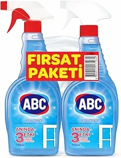Abc Deterjan Cam Temizleyici Promosyonlu Paket (1+1) 750 Ml ürün görseli 1