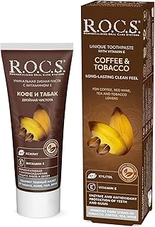R.O.C.S. Rocs Lekelere Karşi Coffee&Tobacco Di̇ş Macunu - 74G ürün görseli 1